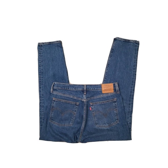 Levi's Women's Premium Wedgie Button Fly Blue Jeans Size 29 - Picture 4 of 4